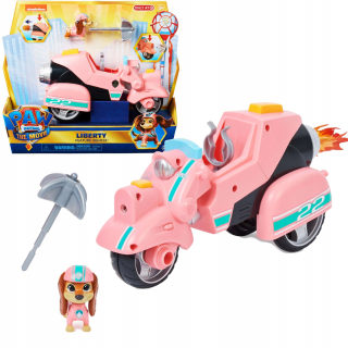 Spin Master Paw Patrol Tlapková Patrola Film - vozidlo s figurkou - Liberty a její motorka